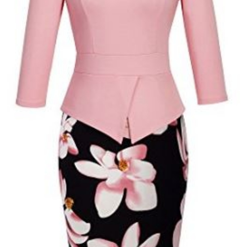 Pink Flower Dress